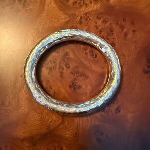 Classic Silpada Oval Hammered Bracelet